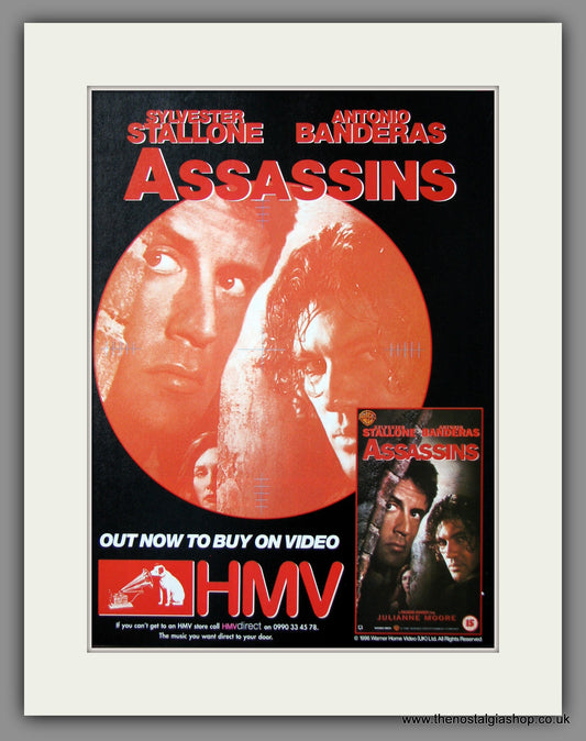 Assassins. 1996 Original Advert (ref AD54732)