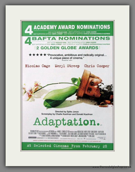 Adaptation. 2003 Original Advert (ref AD54733)