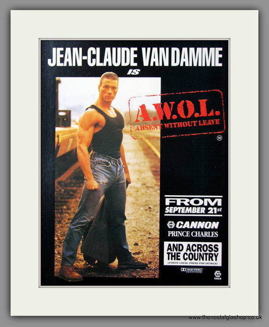 Absent Without Leave A.W.O.L. 1990 Original Advert (ref AD54739)
