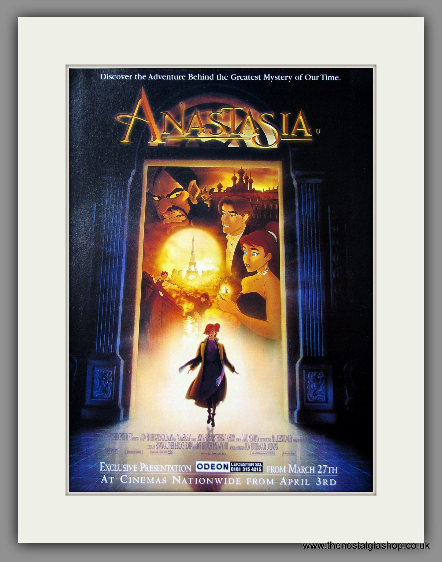 Anastasia. 1998 Original Advert (ref AD54750)