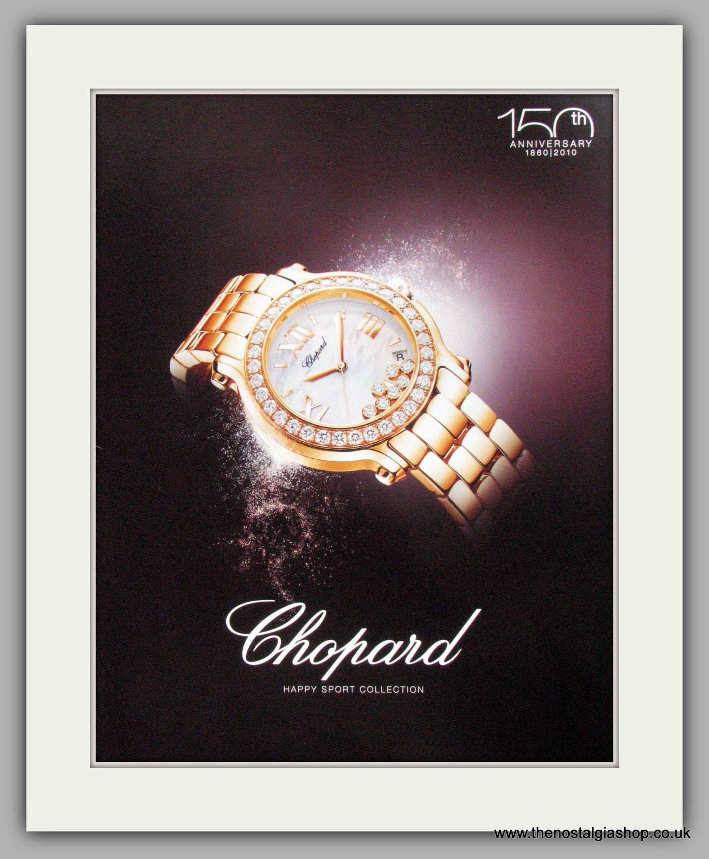 Chopard Watches Happy Sport Collection. Original Advert 2010 (ref AD50120)