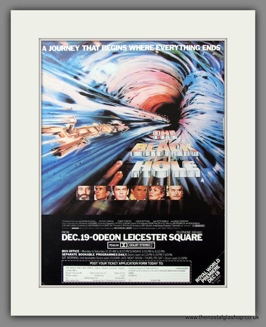 The Black Hole. 1979 Original Advert (ref AD54765)
