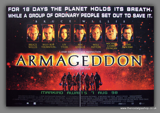 Armageddon. 1998 Original Double Advert (ref AD54768)