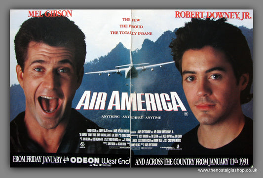 Air America. 1990 Original Double Advert (ref AD54769)