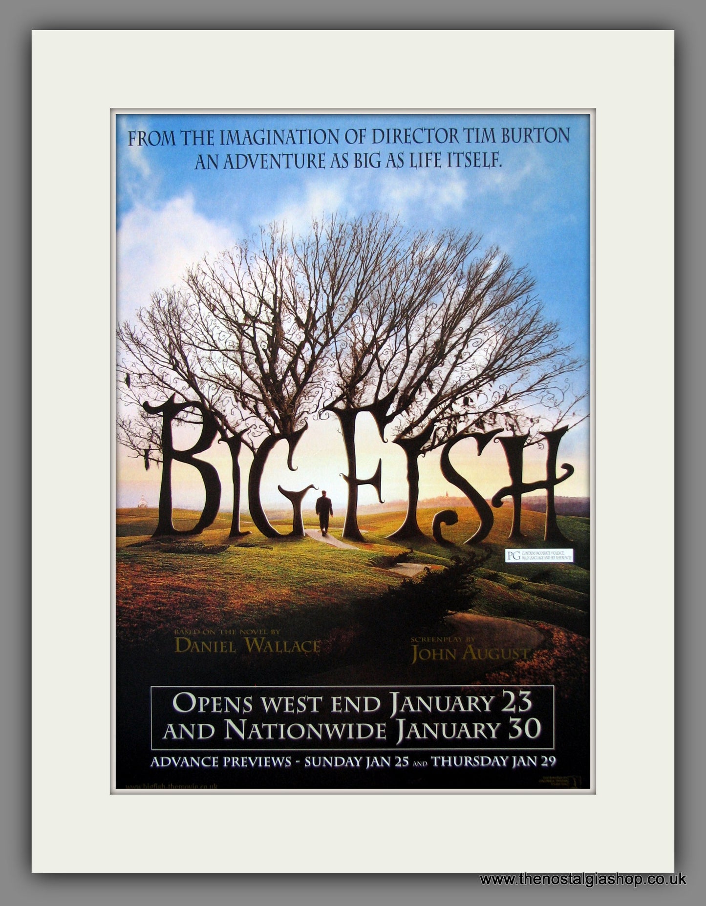 Big Fish. Tim Burton. 2004 Original Advert (ref AD54531)