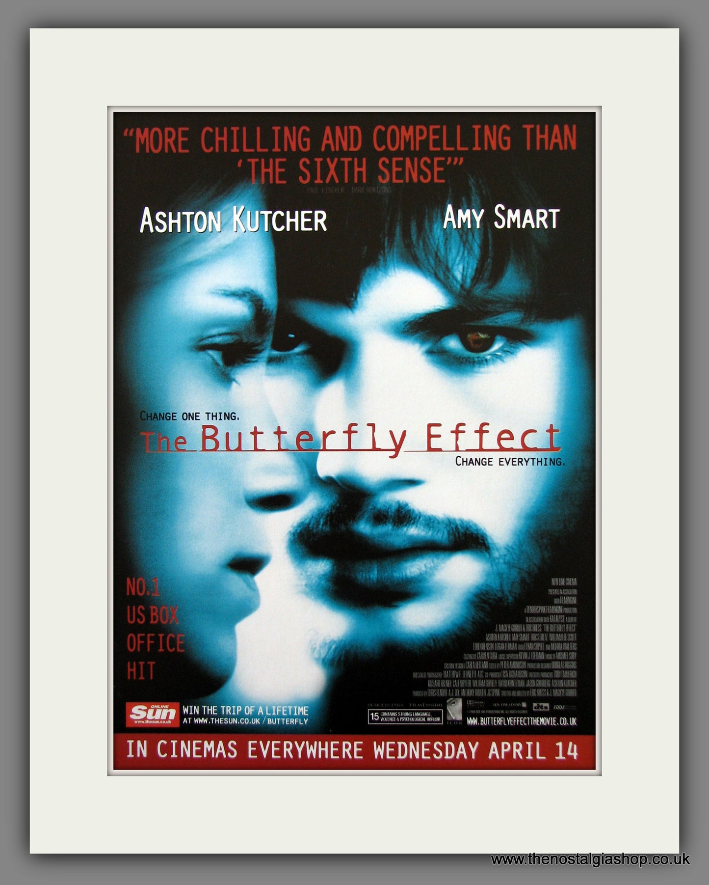 Butterfly Effect (The) Ashton Kutcher. 2004 Original Advert (ref AD54533)