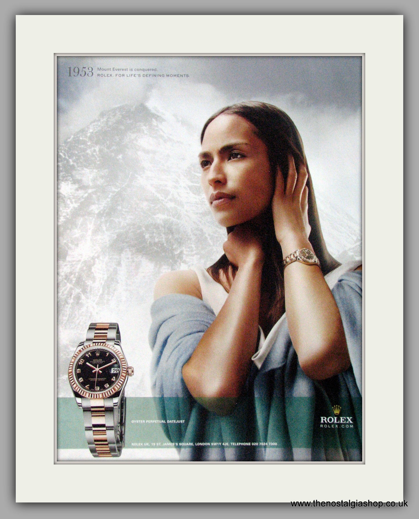 Rolex Oyster Perpetual. Original Advert 2010 (ref AD50152)