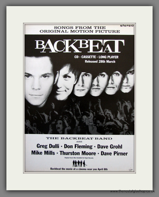 Backbeat, Music Soundtrack. 1994 Original Advert (ref AD54541)