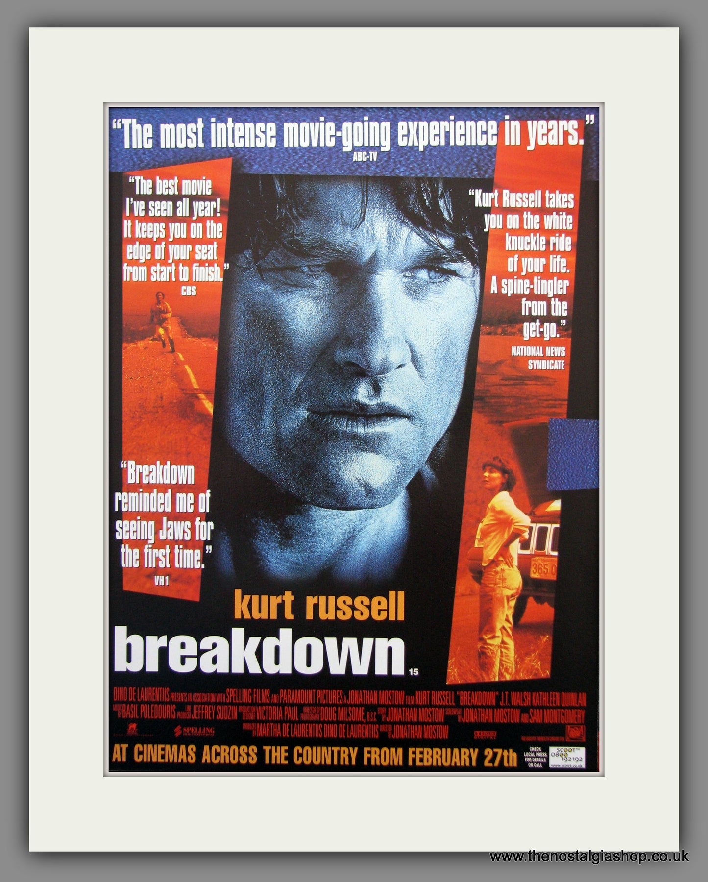 Breakdown. Kurt Russell. 1998 Original Advert (ref AD54542)