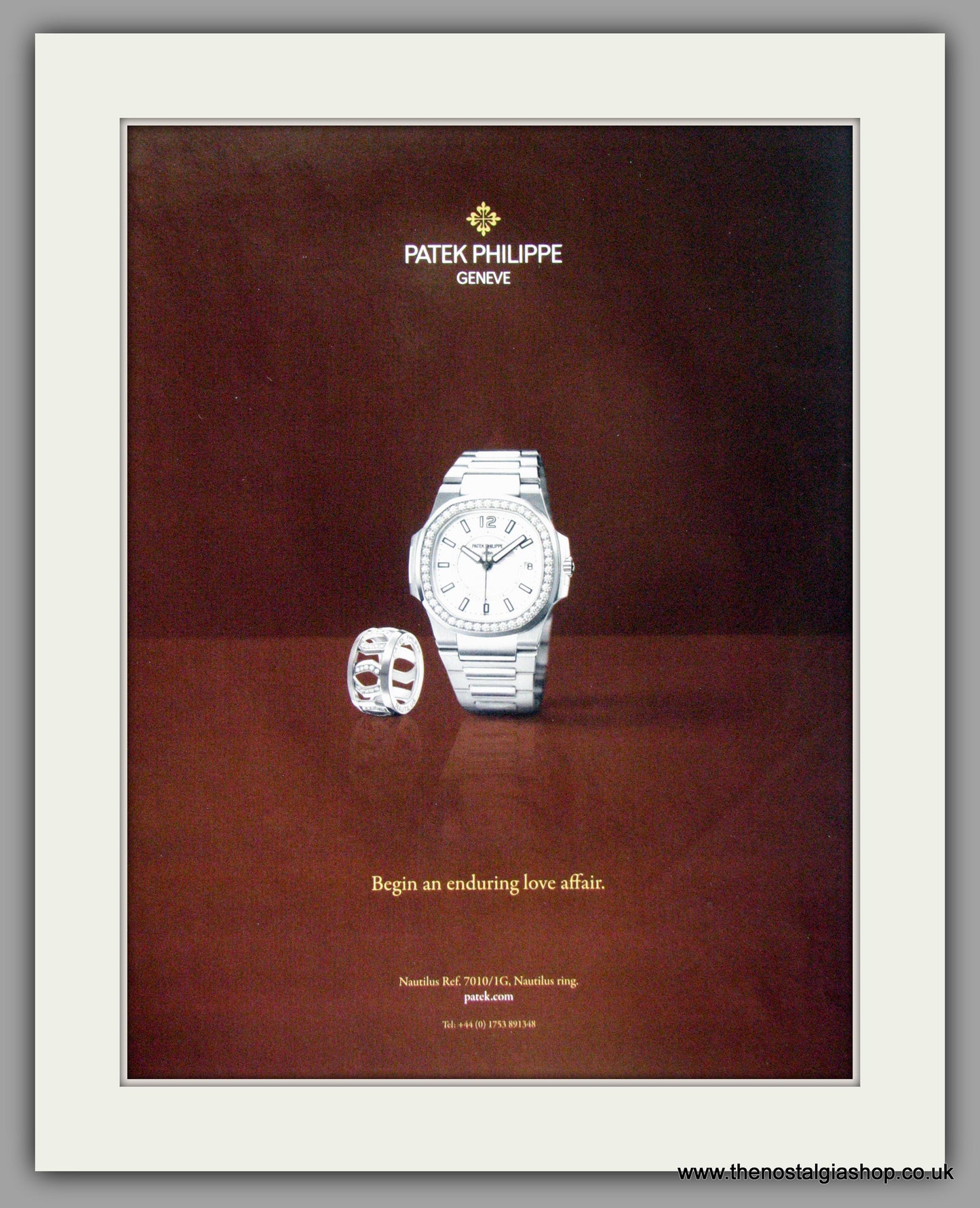 Patek Philippe Geneve Watch. Original Double Advert 2009 (ref AD50166)