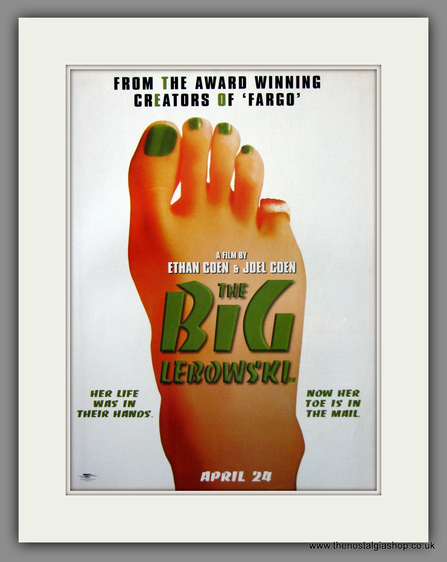 The Big Lebowski. 1998 Original Advert (ref AD54636)