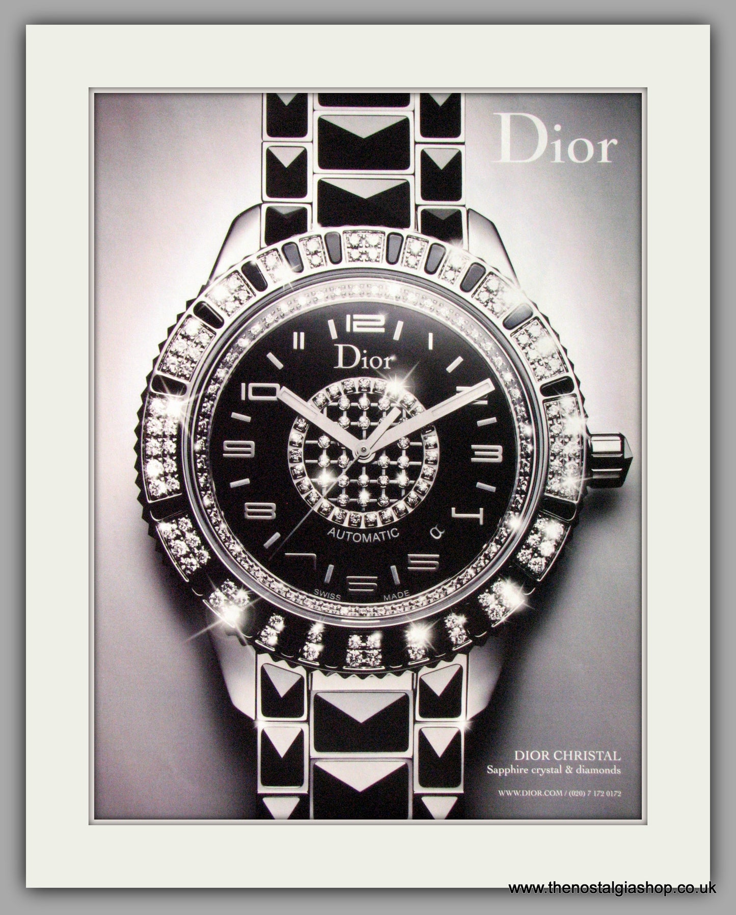 Dior Christal Automatic Watches. Original Advert 2010 (ref AD50181)