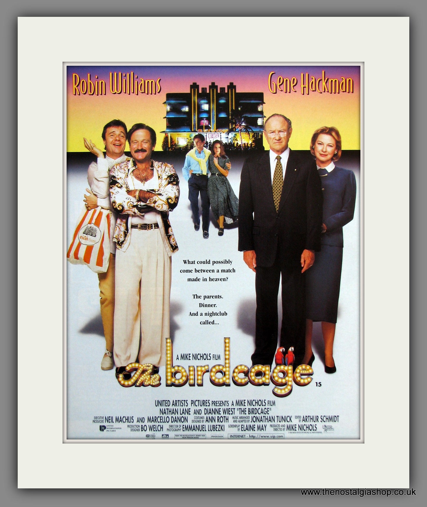 The Birdcage. 1996 Original Advert (ref AD54649)