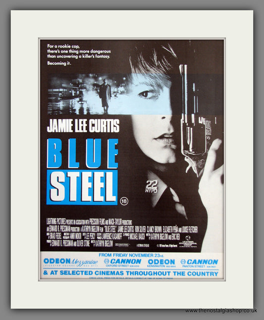Blue Steel. 1990 Original Advert (ref AD54650)