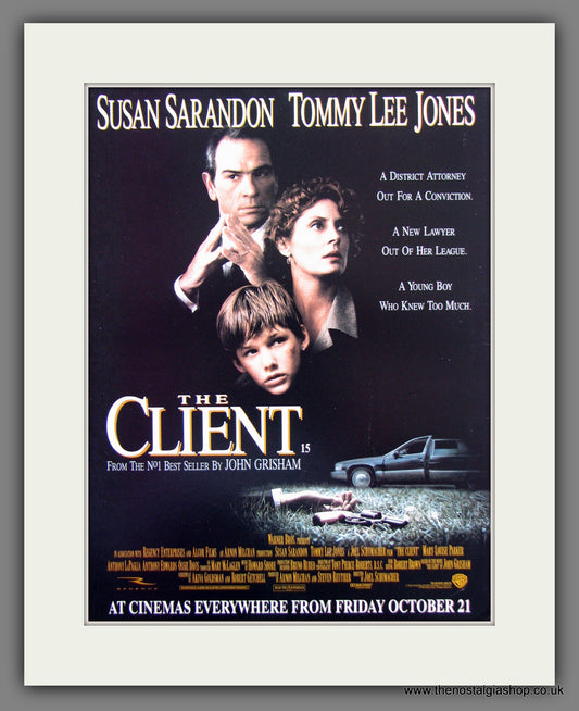 The Client. 1994 Original Advert (ref AD54662)