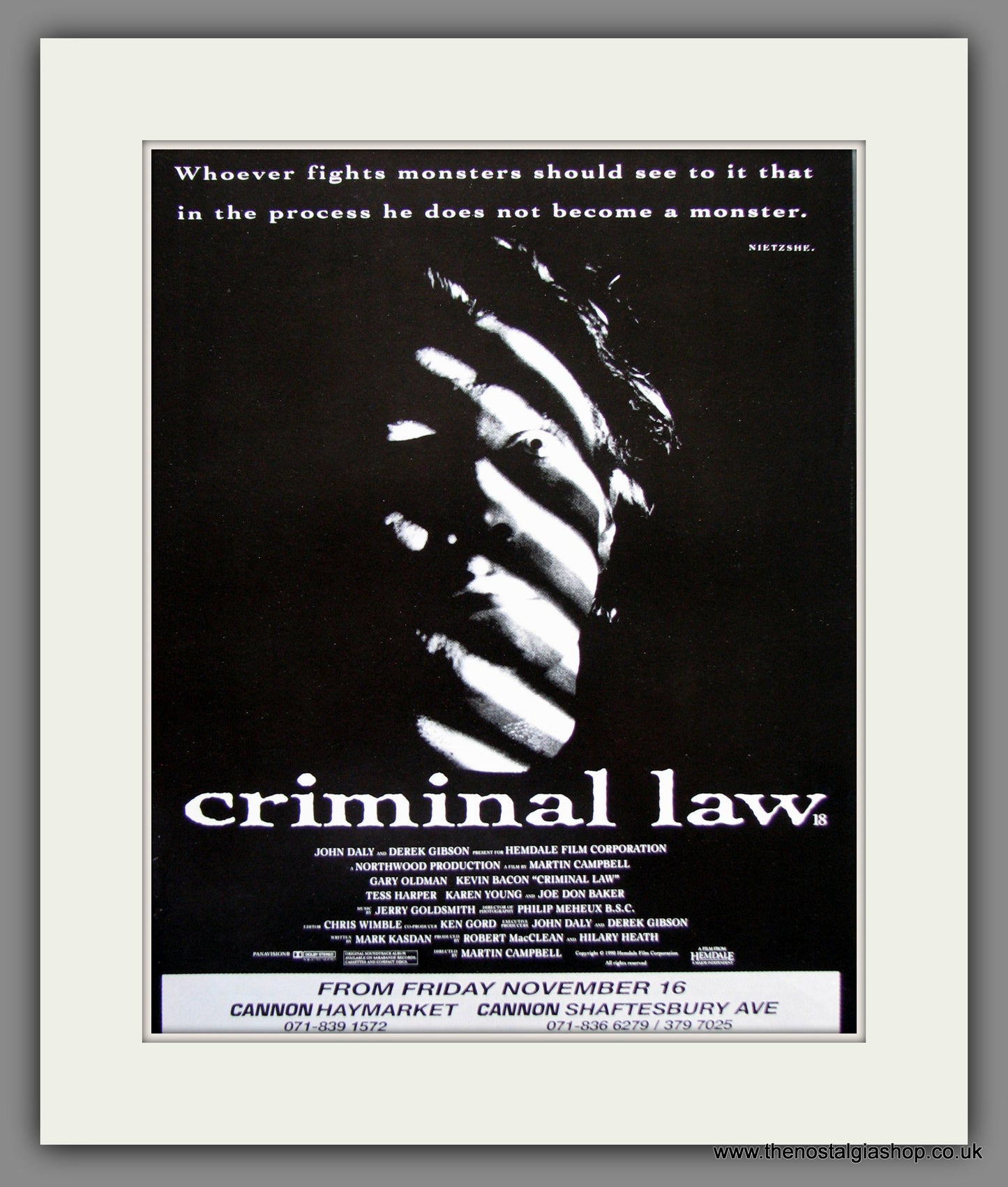 Criminal Law. 1990 Original Advert (ref AD54663)