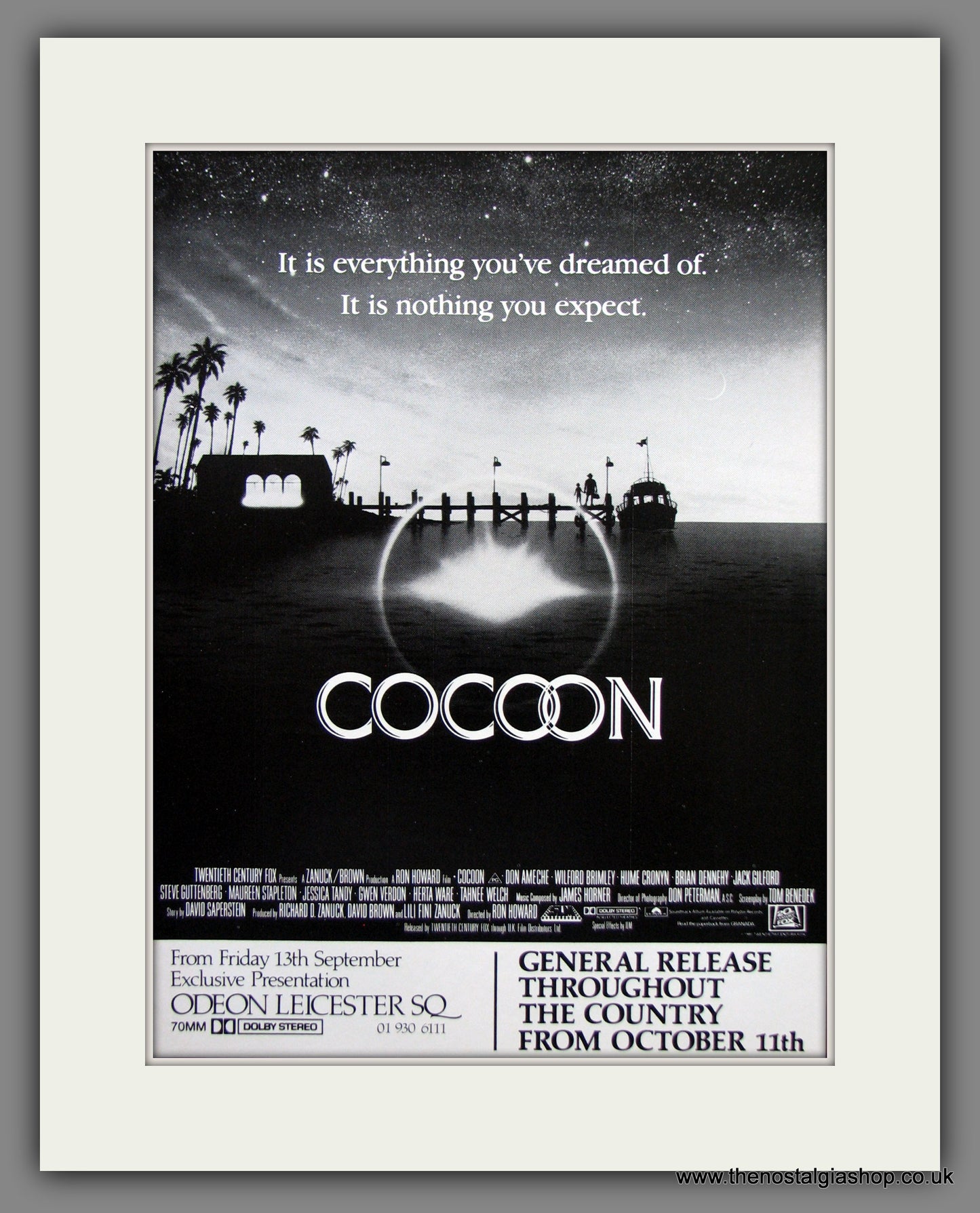 Cocoon 1985 Original Advert (ref AD584)