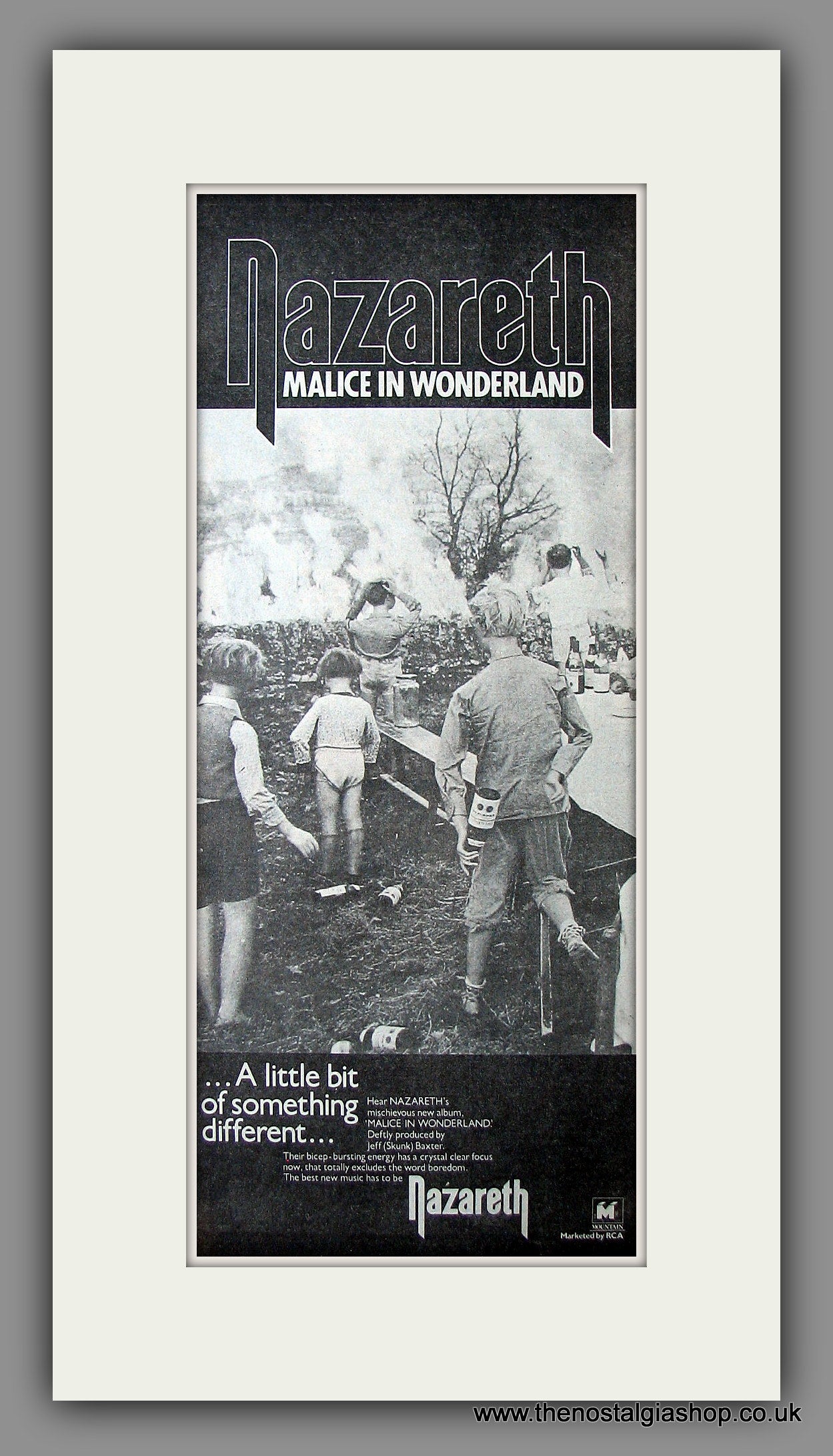 Nazareth. Malice In Wonderland. Original Advert 1980 (ref AD200010)