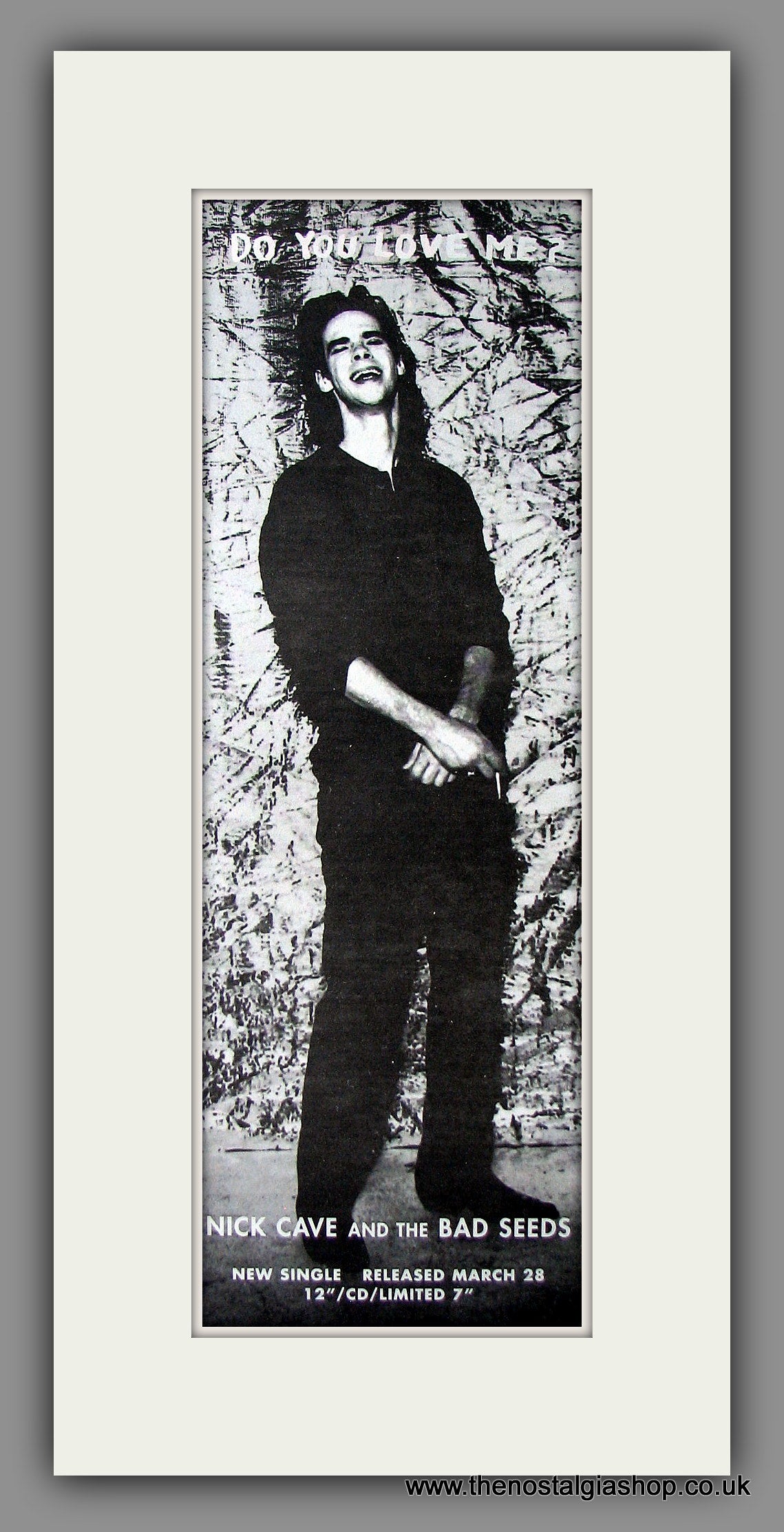 Nick Cave And The Bad Seeds. Do You Love Me. Original Advert 1994 (ref AD200019)