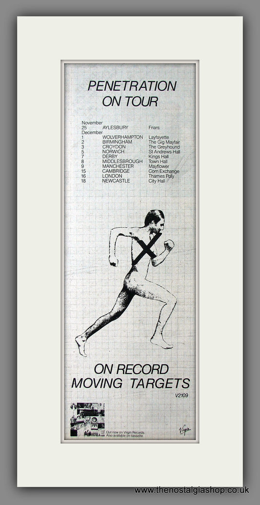 Penetration. UK Tour Dates. Original Advert 1978 (ref AD200085)