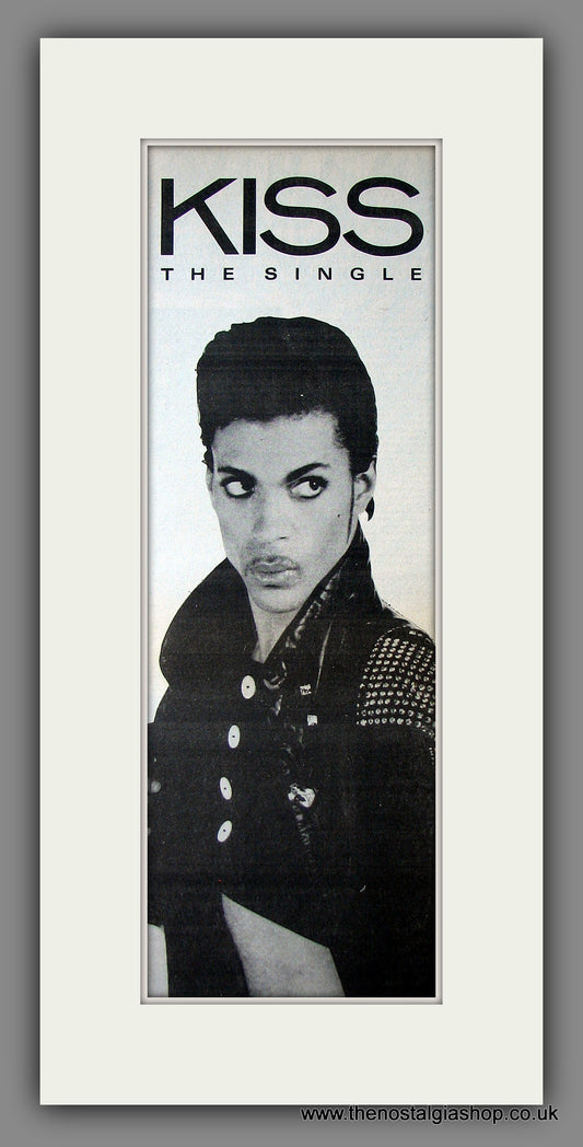 Prince. Kiss. Original Advert 1986 (ref AD200096)