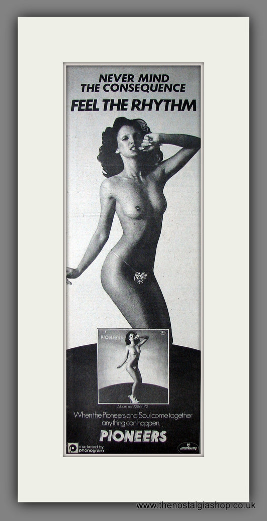 Pioneers. Feel The Rhythm. Original Advert 1976 (ref AD200103)