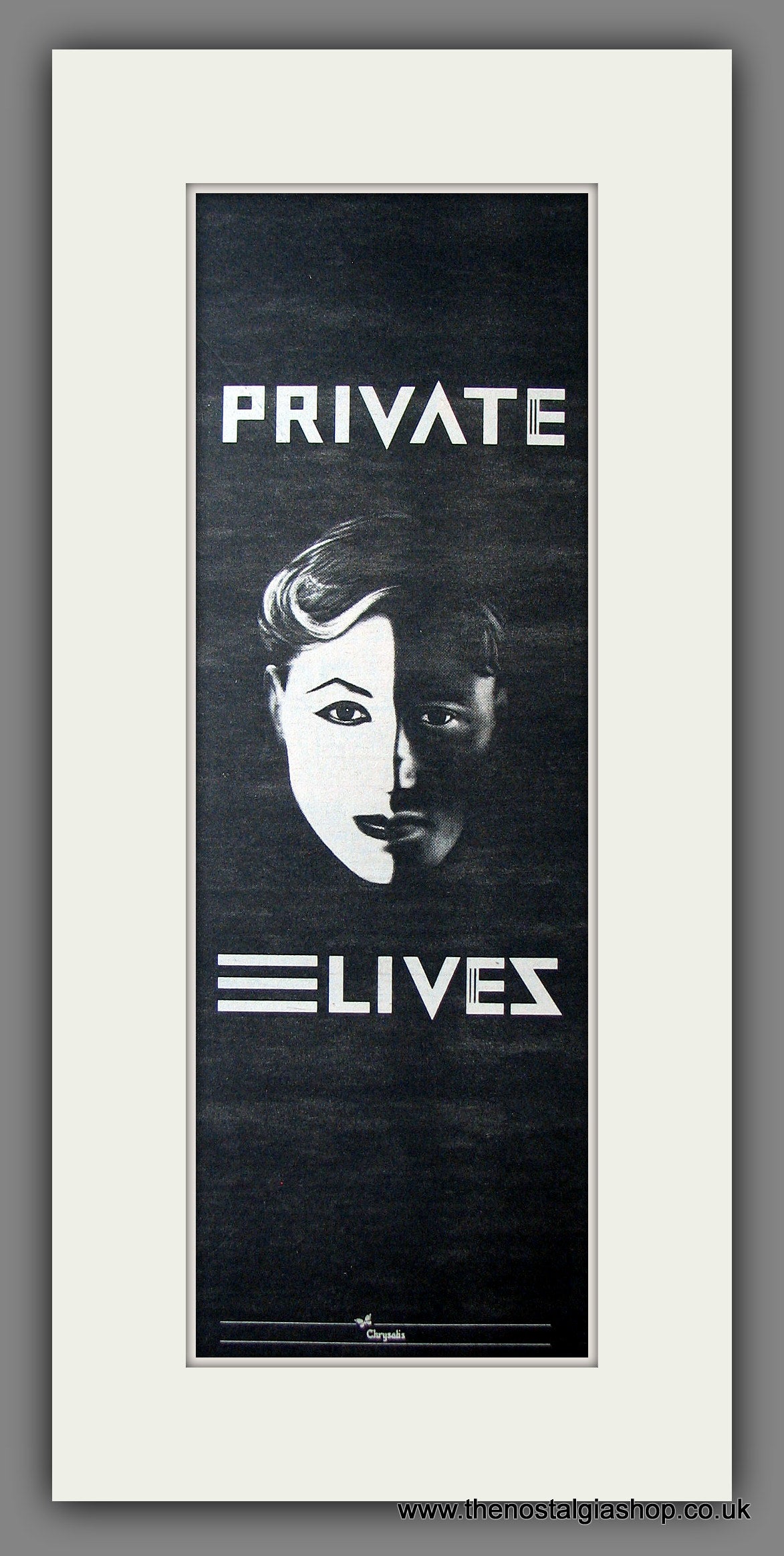 Private Lives. Original Advert 1982 (ref AD200108)