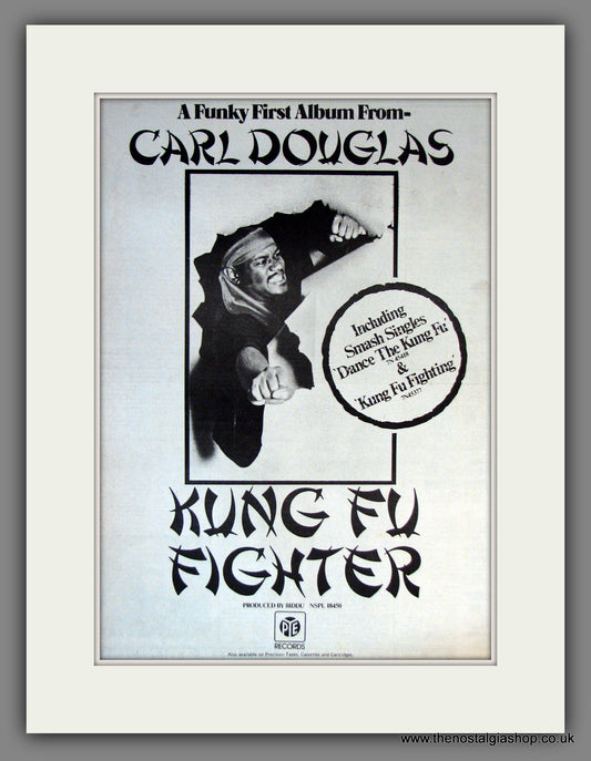 Carl Douglas. Kung Fu Fighter. Original Advert 1974 (ref AD11790)