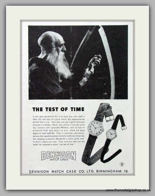 Dennison Watch Case Co. Original Advert 1949 (ref AD7098)