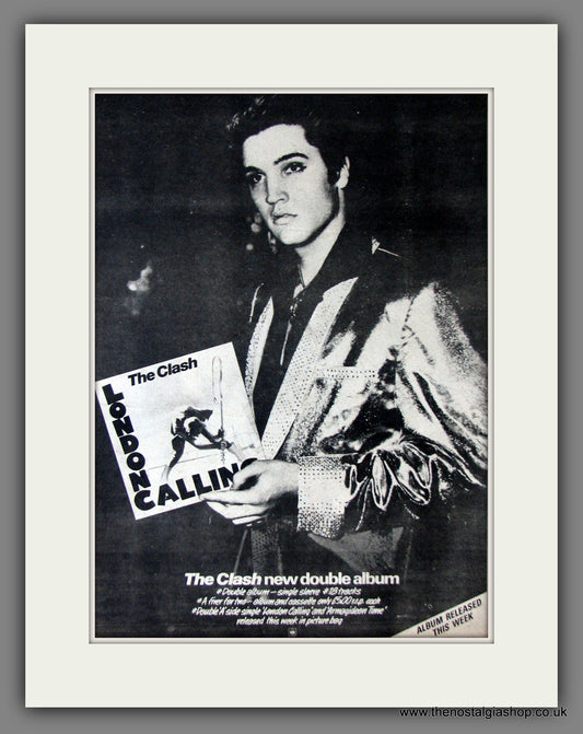 Clash (The) London Calling. UK Tour Dates. Original Advert 1979 (ref AD9719)