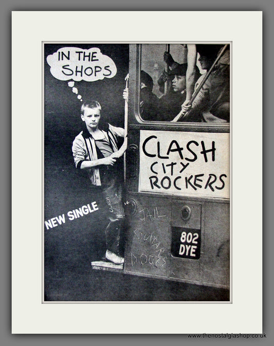 Clash (The) City Rockers. Original Advert 1978 (ref AD11864)