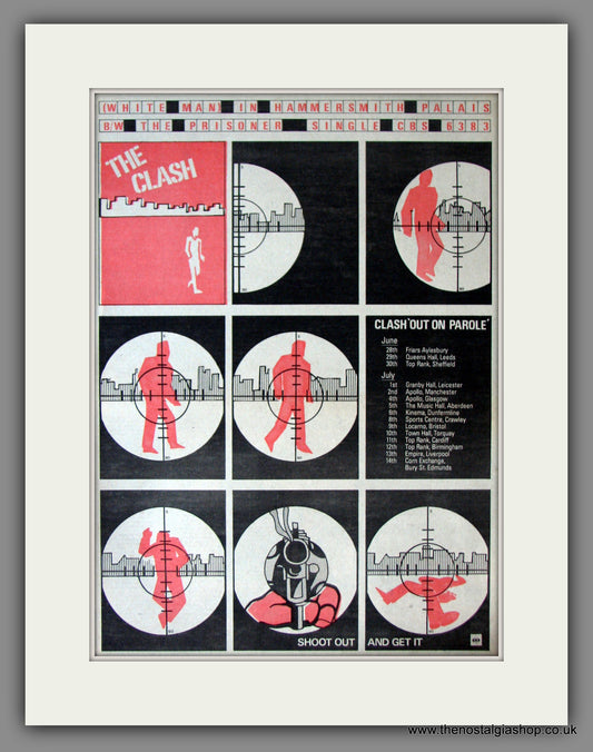 Clash (The) UK Tour. Original Advert 1978 (ref AD11867)