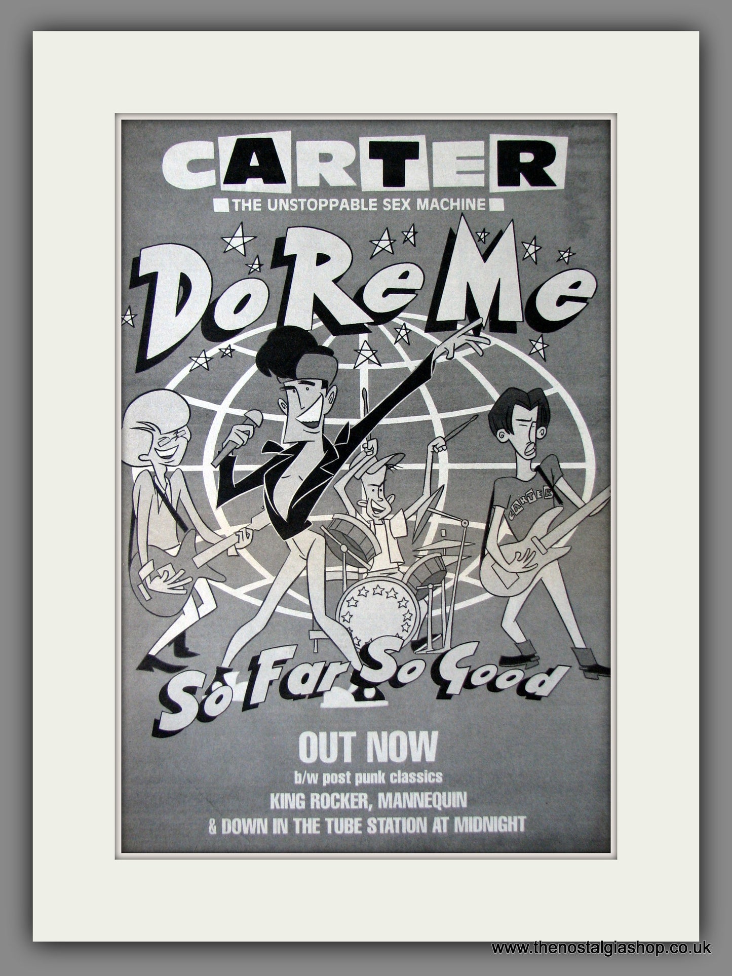 Carter. Do Re Me. Original Advert 1992 (ref AD11878)