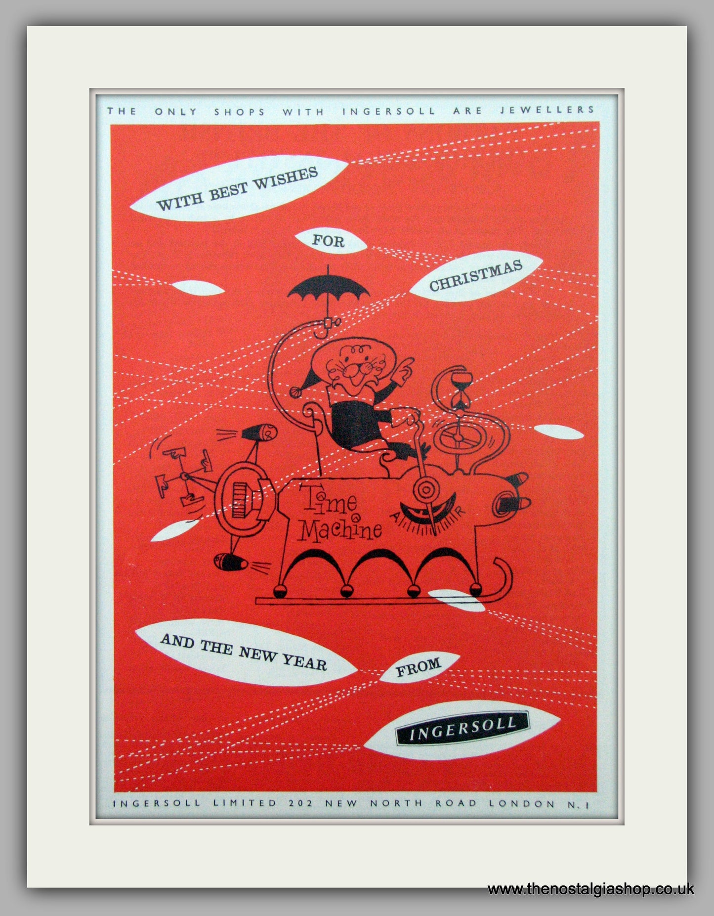 Ingersoll  Watches - Christmas  Original Advert 1961.  (ref AD7269)