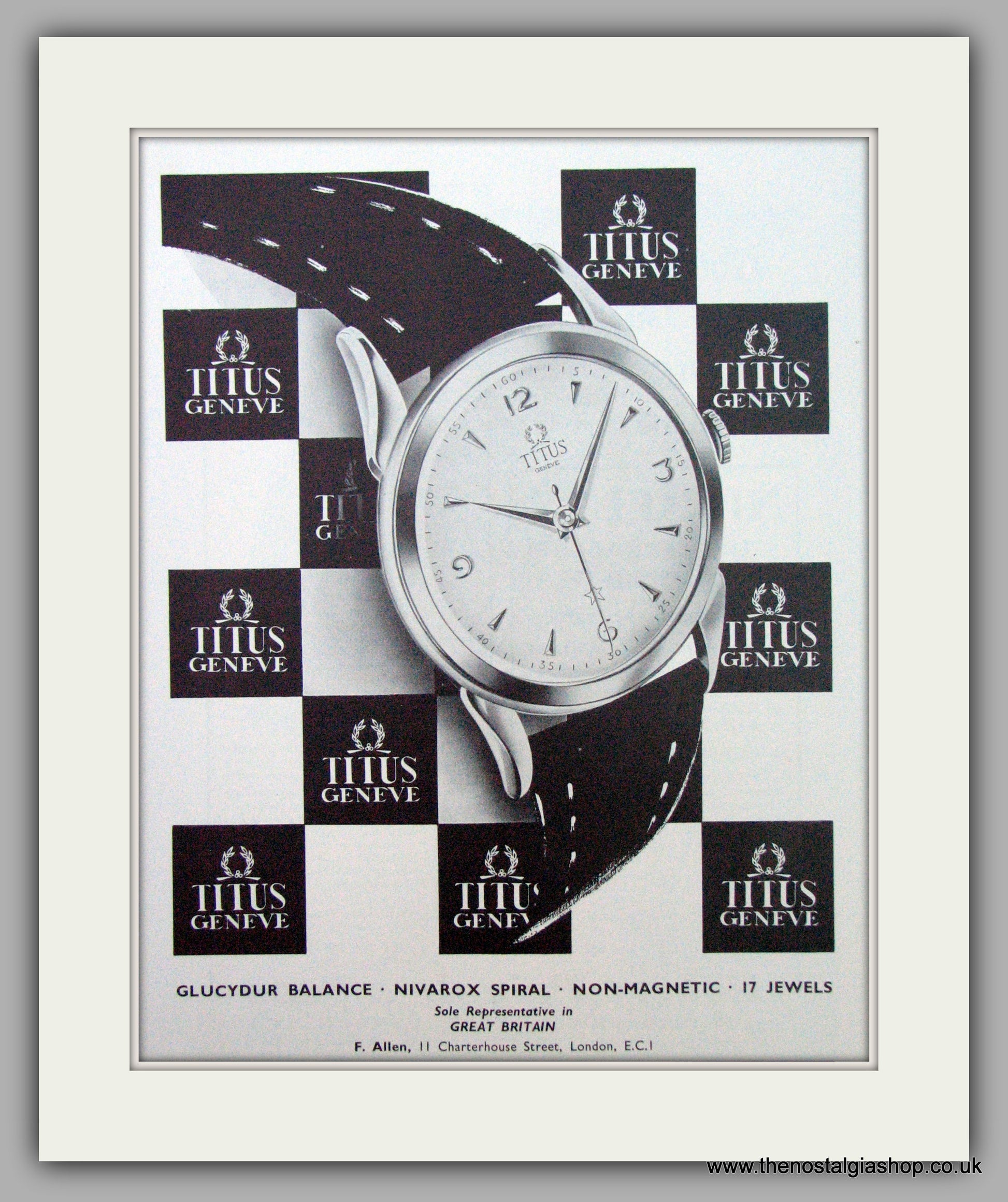 Titus Geneve Original Advert (ref AD7388) – The