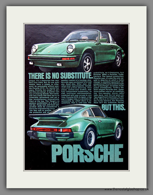 Porsche 911S. Original American Advert 1976 (ref AD54620)