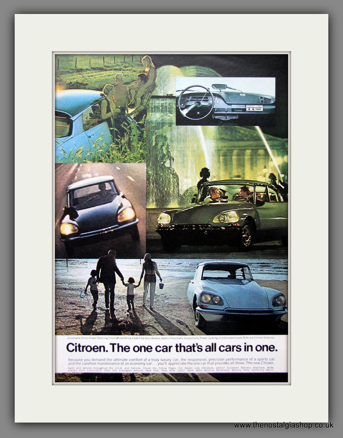 Citroen. Original American Advert 1969 (ref AD54813)