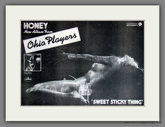 Ohio Players, Honey. Original Advert 1975 (ref AD11917)