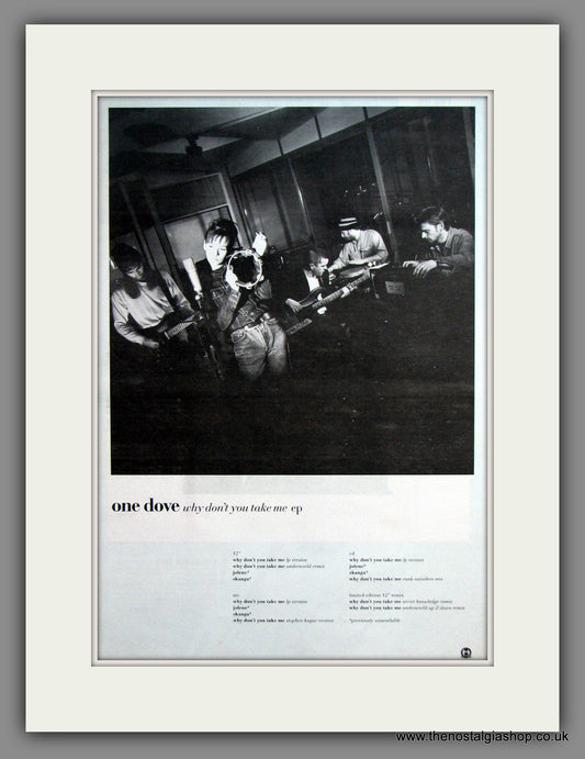 One Dove, Why Don't You Take Me. Original Advert 1994 (ref AD11924)