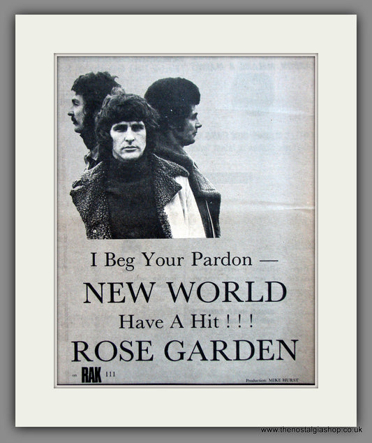 New World. Rose Garden. Original Advert 1971 (ref AD11939)