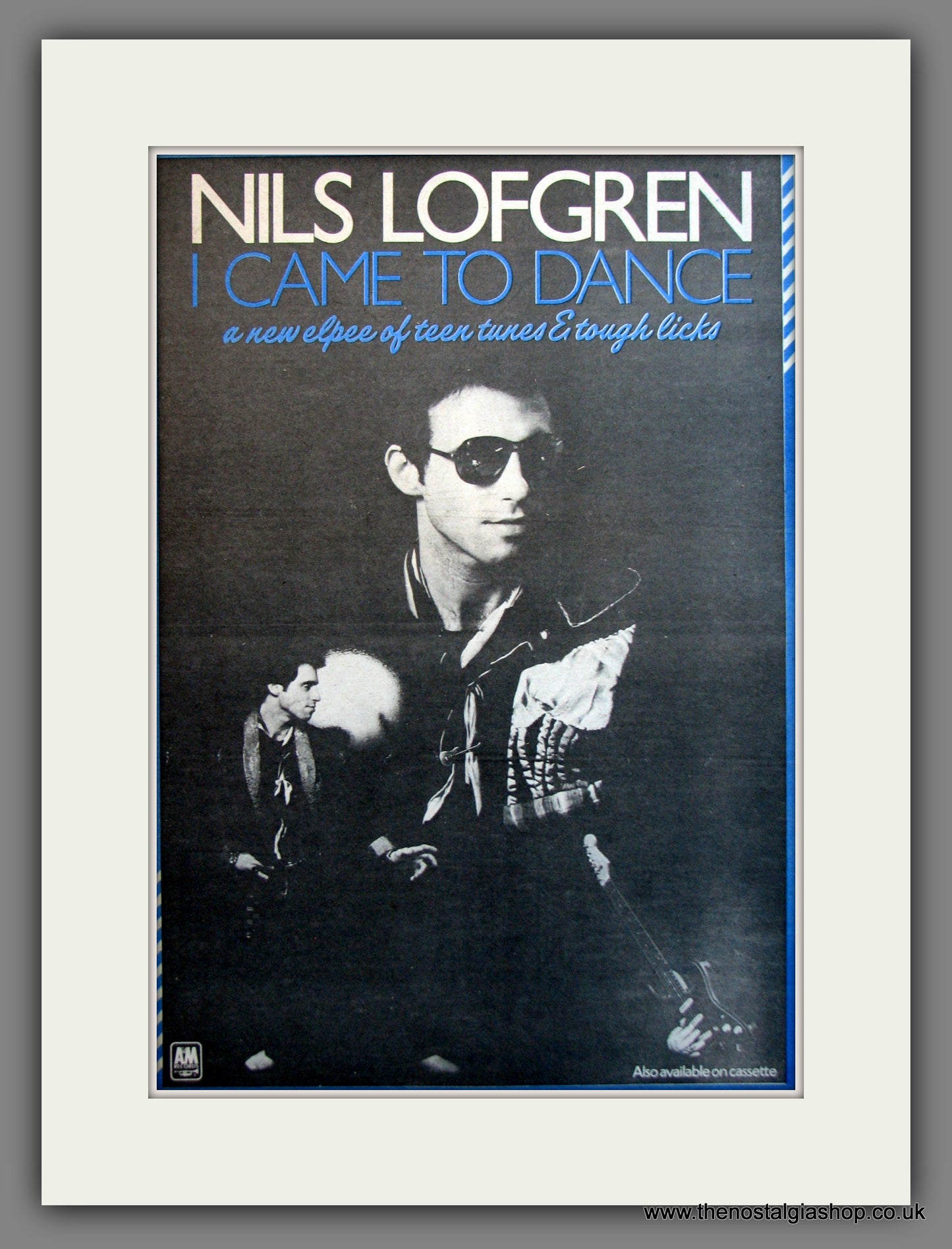 Nils Lofgren. I Came To Dance. Original Advert 1977 (ref AD12037)