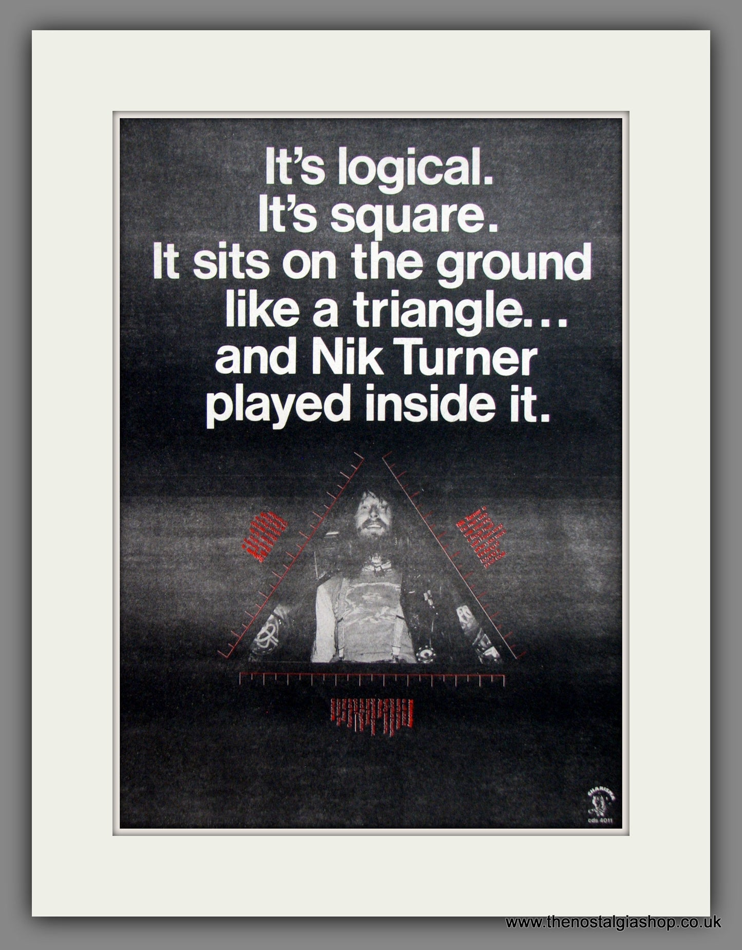 Nik Turner. Original Advert 1978 (ref AD12077)