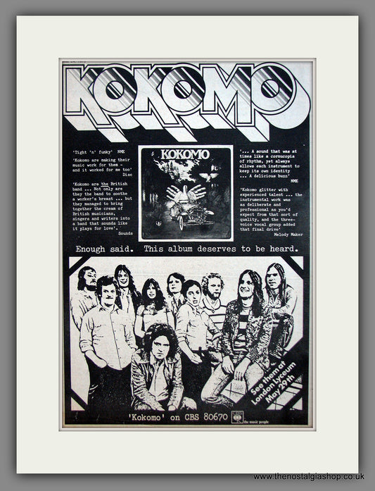 Kokomo. Original Advert 1975 (ref AD11953)