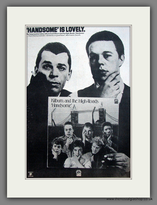 Kilburn And The High Roads. Handsome. Original Advert 1975 (ref AD11954)
