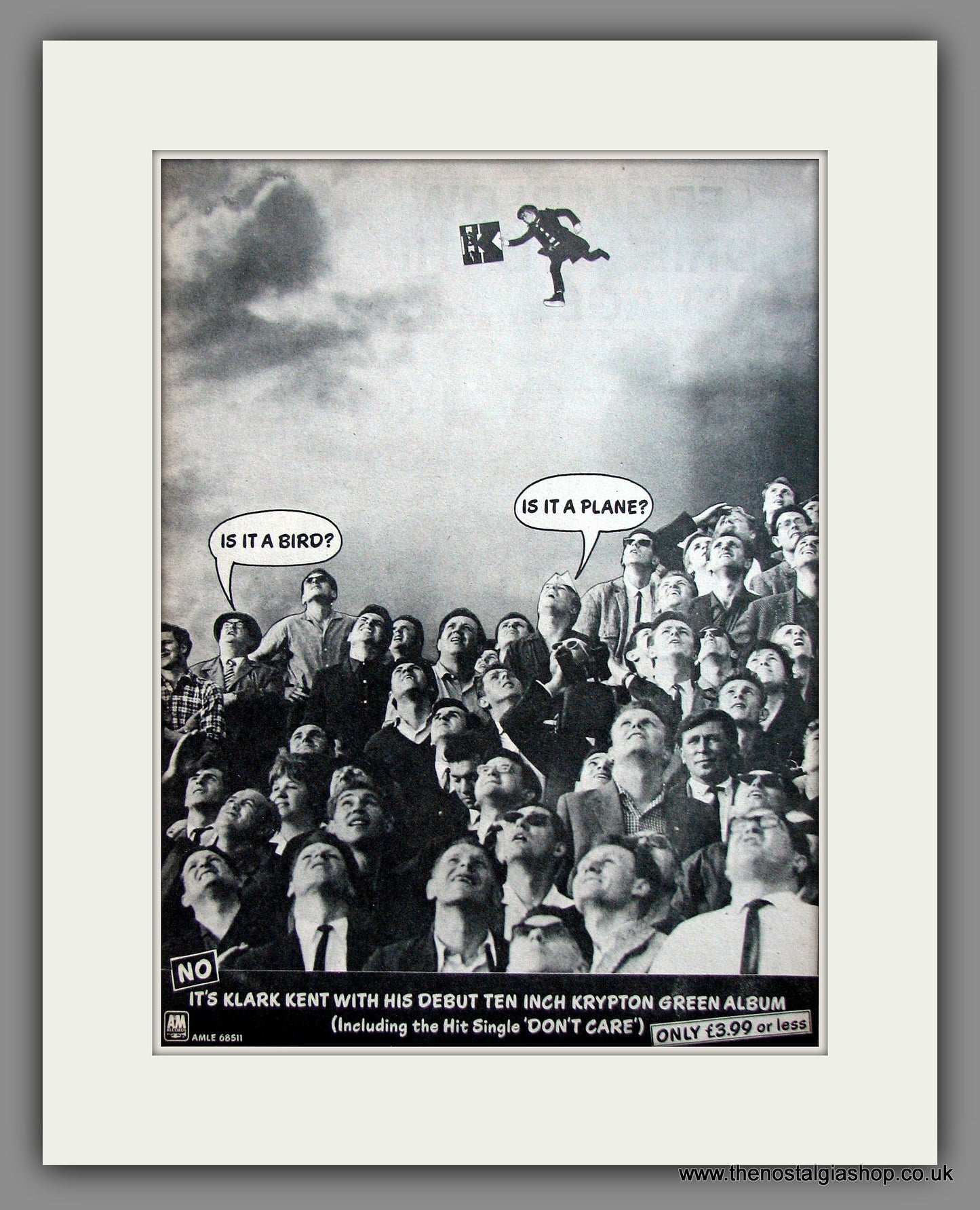 Klark Kent. Debut Album. Original Advert 1980 (ref AD11995)