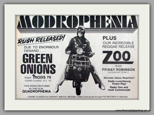 Modrophenia. Vintage Advert 1979 (ref AD7481)