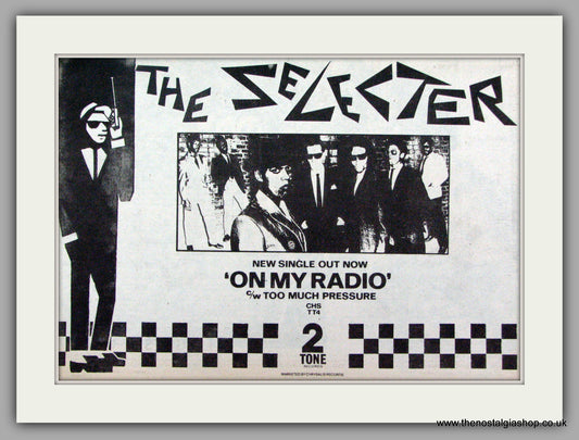 Selecter (The) On My Radio. Vintage Advert 1979 (ref AD7483)