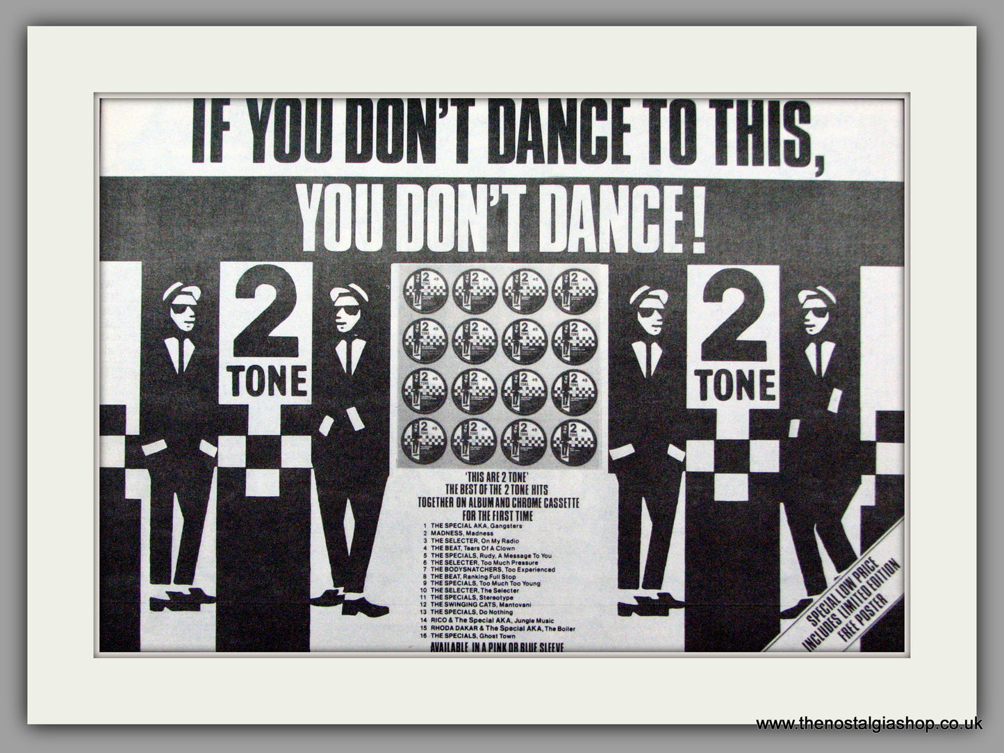 2 Tone. If You Don't Dance To This. Vintage Advert 1983 (ref AD7491)