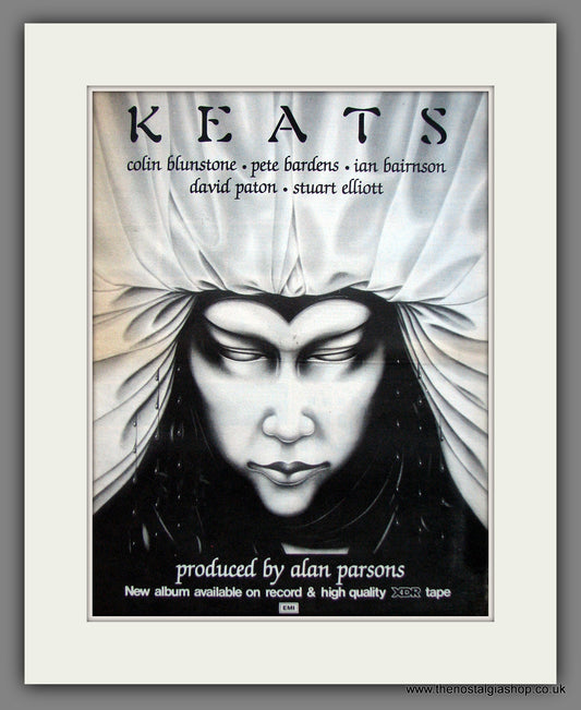 Keats. New Album. Original Advert 1984 (ref AD12014)