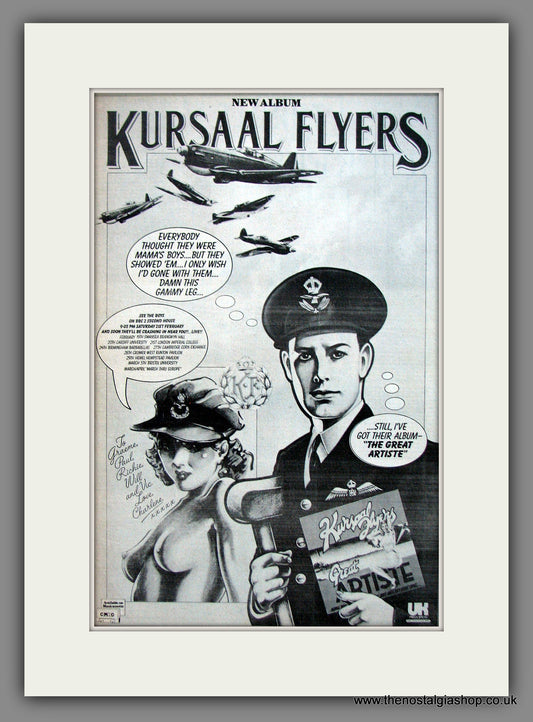 Kursaal Flyers. The Great Artiste. Original Advert 1976 (ref AD12024)